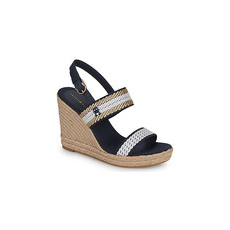 Tommy Hilfiger Szandálok / Saruk GOLDEN WEBBING WEDGE Tengerész 40