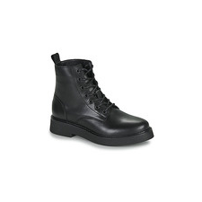 Tommy Jeans Csizmák TJW LACE UP FLAT BOOT Fekete 39 női csizma, bakancs