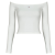 Tommy Jeans Hosszú ujjú pólók TJW SLIM ESSENTIAL BOAT NECK LS Fehér EU S