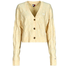 Tommy Jeans Mellények / Kardigánok TJW HTR CABLE CARDIGAN Bézs EU S női pulóver, kardigán