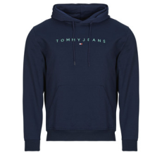Tommy Jeans Pulóverek TJM REG LINEAR LOGO HOODIE EXT Kék EU M
