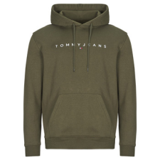 Tommy Jeans Pulóverek TJM REG LINEAR LOGO HOODIE EXT Zöld EU S férfi pulóver, kardigán