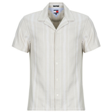 Tommy Jeans Rövid ujjú ingek TJM TEXTURED REG CAMP SHIRT EXT Barna EU S