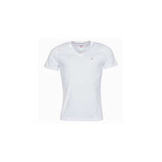 Tommy Jeans Rövid ujjú pólók TJM ORIGINAL JERSEY TEE V NECK Fehér EU XS