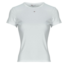 Tommy Jeans Rövid ujjú pólók TJW SLIM ESSENTIAL RIB SS Fehér EU L