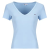 Tommy Jeans Rövid ujjú pólók TJW SLIM ESSENTIAL RIB V SS Kék EU M