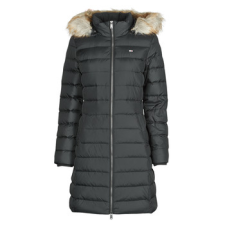 Tommy Jeans Steppelt kabátok TJW ESSENTIAL HOODED DOWN COAT Fekete EU M női dzseki, kabát