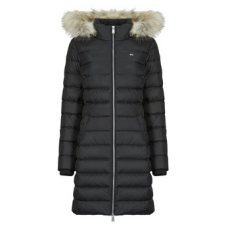 Tommy Jeans Steppelt kabátok TJW ESSENTIAL HOODED DOWN COAT Fekete EU S