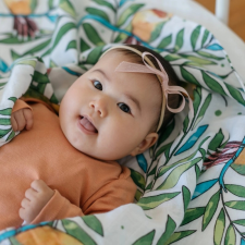 Tommy Lise muszlin pelenka biopamutból Airy Grace 120 x 120 cm lakástextília