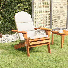 tömör akácfa Adirondack kerti szék párnával kerti bútor