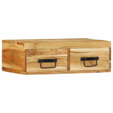  tömör akácfa falra szerelhető TV-szekrény 60x30x19 cm bútor