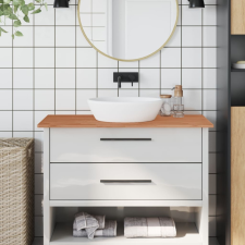 tömör bükkfa fürdőszobai pult 100 x 50 x 1,5 cm építőanyag