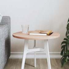  tömör bükkfa kerek asztallap Ø40x1,5 cm bútor