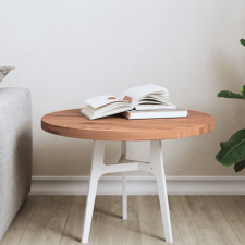  tömör bükkfa kerek asztallap Ø50 x 2,5 cm bútor