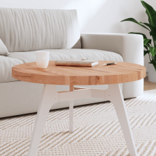  tömör bükkfa kerek asztallap Ø70 x 4 cm bútor