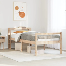  tömör fenyőfa ágy időseknek fejtámlával 75 x 190 cm ágy és ágykellék