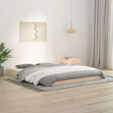  tömör fenyőfa ágykeret 150 x 200 cm King Size ágy és ágykellék