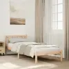  tömör fenyőfa extra hosszú ágykeret matrac nélkül 100 x 220 cm