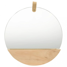  Tömör fenyőfa fali tükör 35 cm bútor