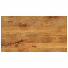  tömör mangófa téglalap alakú asztallap 110x50x3,8 cm bútor