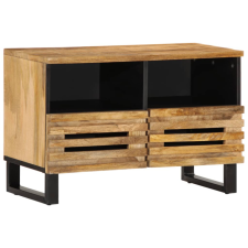 tömör nyers mangófa TV-szekrény 70 x 34 x 46 cm bútor