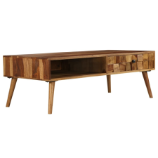 tömör rózsafa dohányzóasztal mézszínű felülettel 110x50x37 cm bútor