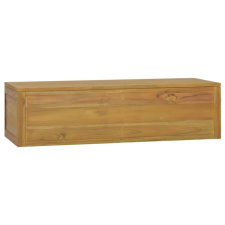 tömör tíkfa falra szerelhető fürdőszobaszekrény 110x45x30 cm fürdőszoba bútor