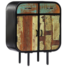  Tömör újrahasznosított fa tálalószekrény 60 x 30 x 75 cm bútor