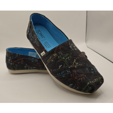 TOMS Alpargata matematika tematikájú slipon cipő női cipő