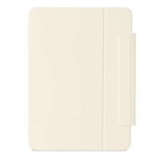 tomtoc Tok iPad Pro 13 (2024) készülékhez – Tomtoc Inspire Mode Folio (B52B2W1) – elefántcsontfehér tablet tok