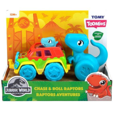 Tomy Toomies Jurassic World Dínó járgány játékszett (E73251) (E73251) autópálya és játékautó