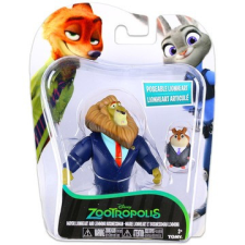 Tomy Zootropolis: Állati nagy balhé figurák - Mayor Lionheart és Lemming Businessman játékfigura