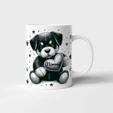 Tonerek.com Rottweiler mintás bögre egyedi névvel bögrék, csészék