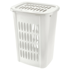Tontarelli szennyeskosár COVER LINE 53 l, fehér, fehér bútor