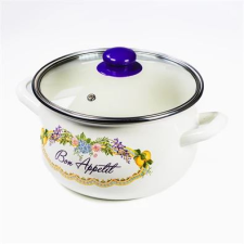 TOO Belly Bon Appetit 4,8 literes, 22cm átmérőjű fazék, üveg fedővel (467133) edény
