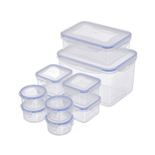 TOO KT-143 Műanyag ételtároló készlet (10 db / csomag) uzsonnás doboz
