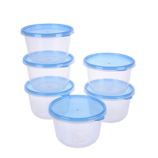 TOO KT-150 6 db-os kerek 745ml-es ételtároló doboz szett konyhai eszköz