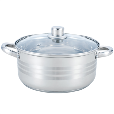 TOO KT-215 3 L-es fazék fedővel, 20cm-es konyhai edény edény