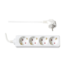 TOO TOO PSW-415 4 aljzat 1.5 méter 3x1.0mm2 fehér elosztó kábel és adapter
