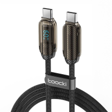 Toocki töltőkábel USB-C - USB-C 60W 1m fekete (TXCTT2-YX2A03) kábel és adapter