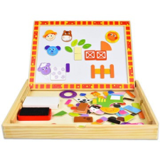 Tooky Toy : 2 az 1-ben mágneses puzzle és tábla - Farm kreatív és készségfejlesztő