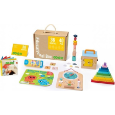 Tooky Toy 40 darabos fa Fejlesztő játékcsomag szett (TK755 Lek) oktatójáték