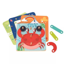 Tooky Toy : Első kreatív kirakóm fából kreatív és készségfejlesztő