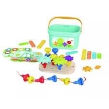 Tooky Toy : Fa építőkészlet vödörben - Kert barkácsolás, építés