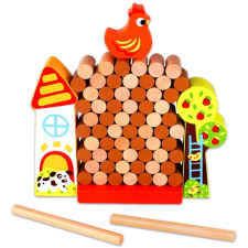 Tooky Toy Fa Jenga: Farm társasjáték