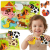 Tooky Toy fa magasított puzzle - farm