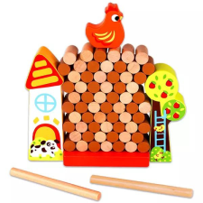 Tooky Toy : Farm mintás jenga játék társasjáték