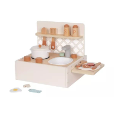 Tooky Toy : Konyhai készlet, fa konyhakészlet