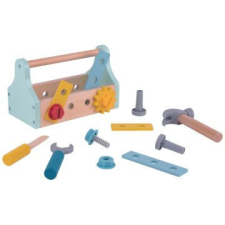 Tooky Toy Tooky Toy: Hordozható fa barkácskészlet - 18 részes barkácsolás