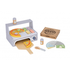 Tooky Toy TookyToy fa pizzasütő készlet – kreatív játék valósághű kiegészítőkkel konyhakészlet